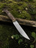 Нож "Северянин", клинок сталь K340, рукоять стабилизированная карельская береза Нож "Северянин", клинок сталь K340, рукоять стабилизированная карельская береза