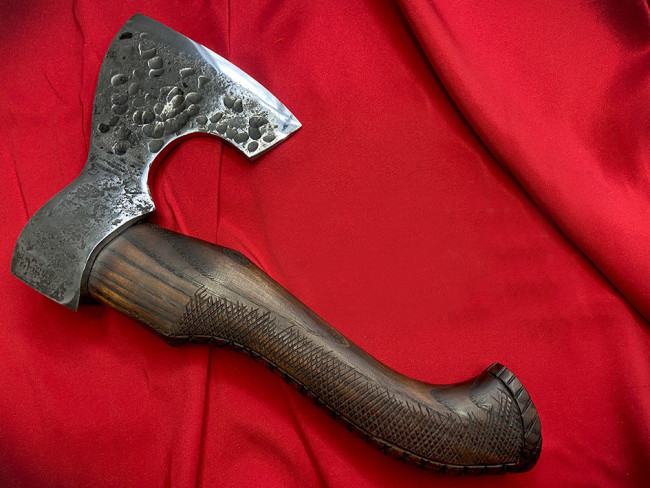 "Топор малый №9", сталь 60Г, топорище ясень