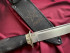 Нож "Смерш", клинок сталь K340, рукоять стабилизированная карельская береза черного цвета, литье мельхиор Нож "Смерш", клинок сталь K340, рукоять стабилизированная карельская береза черного цвета, литье мельхиор