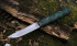 Нож "Манси", клинок сталь K340, рукоять стабилизированная карельская береза зеленого цвета Нож "Манси", клинок сталь K340, рукоять стабилизированная карельская береза зеленого цвета