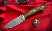 Нож "Хищник", клинок сталь S390, рукоять айронвуд, фигурный пин Нож "Хищник", клинок сталь S390, рукоять айронвуд, фигурный пин
