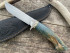 Нож "Сокол" ,клинок сталь Bohler K340, рукоять стабилизированная карельская береза зеленого цвета Нож "Сокол" ,клинок сталь Bohler K340, рукоять стабилизированная карельская береза зеленого цвета