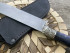 Нож "Пчак Магнум №4",клинок сталь K340, рукоять стабилизированная карельская береза фиолетового цвета, притин мельхиор Нож "Пчак Магнум №4",клинок сталь K340, рукоять стабилизированная карельская береза фиолетового цвета, притин мельхиор