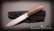 Нож "Турист", клинок сталь K340, рукоять корень ореха